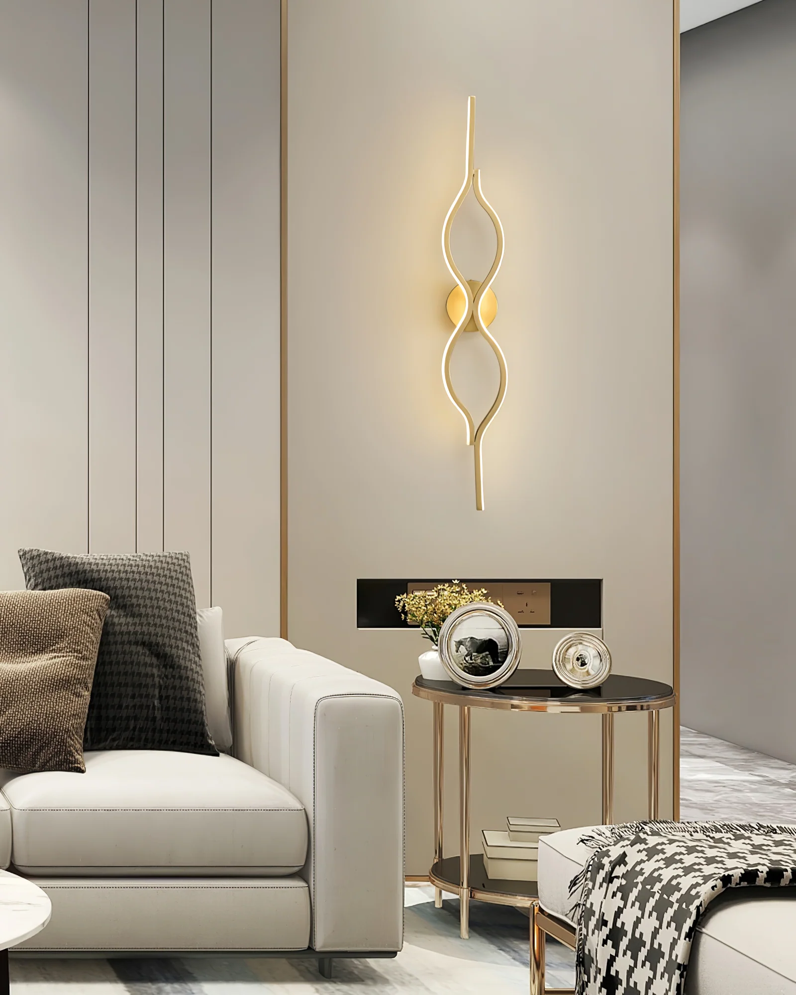 Twist Brass Wall Light - Image 6