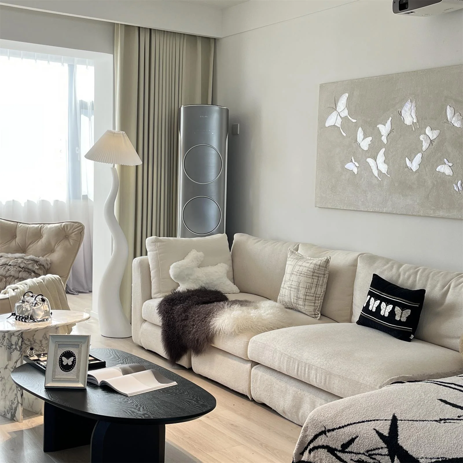 Twisted Pleated Floor Lamp - Image 8