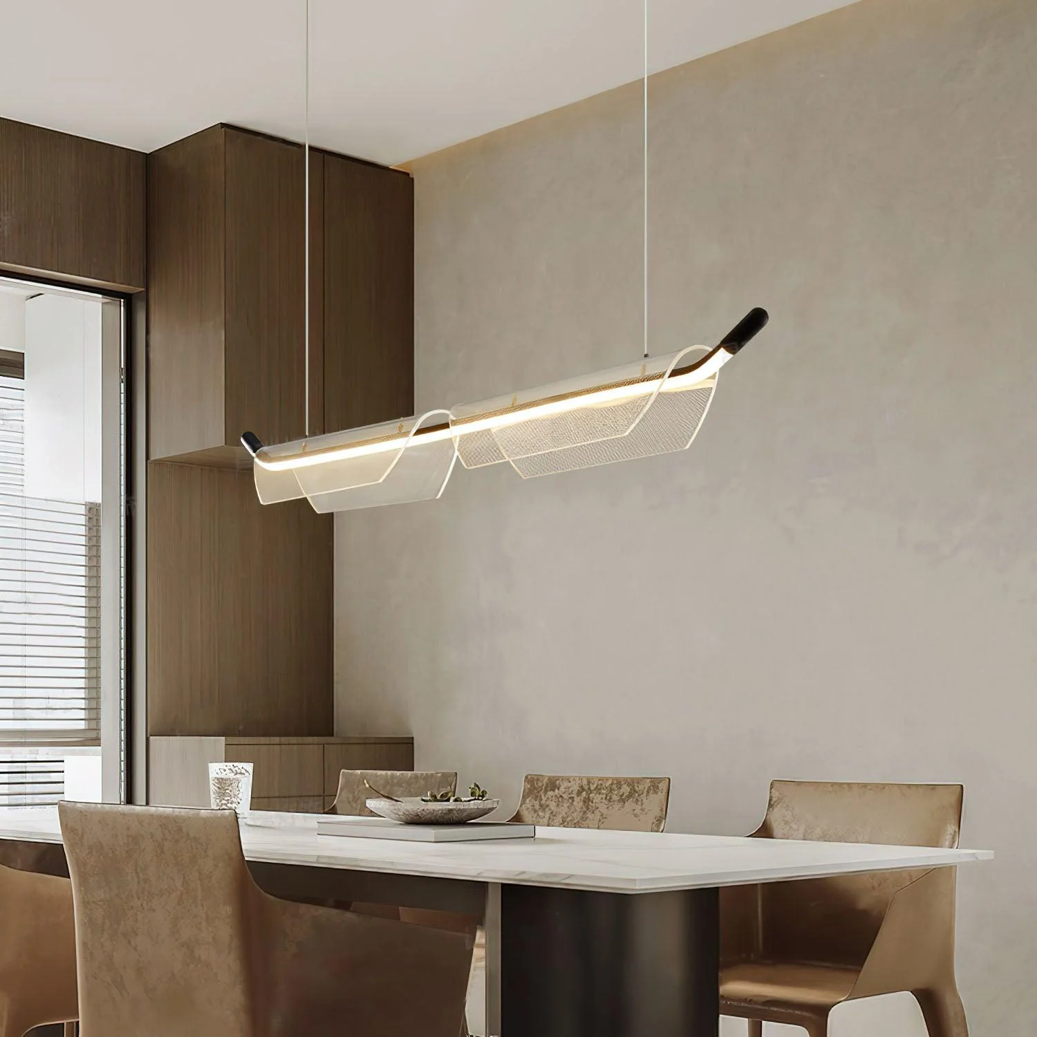 Two Boats Acrylic Pendant Light - Image 2