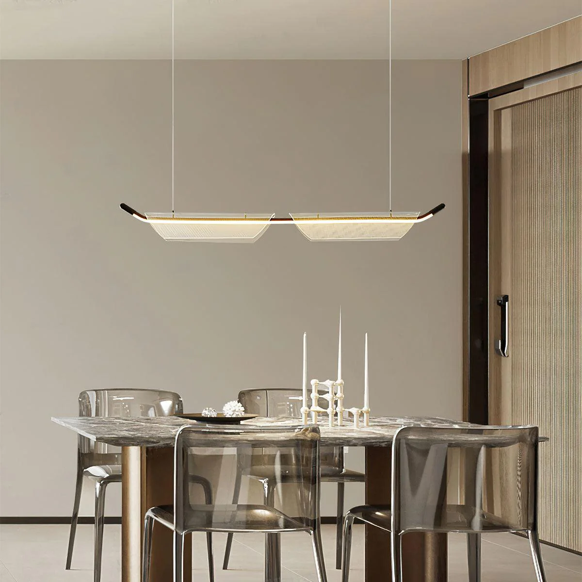 Two Boats Acrylic Pendant Light - Image 3