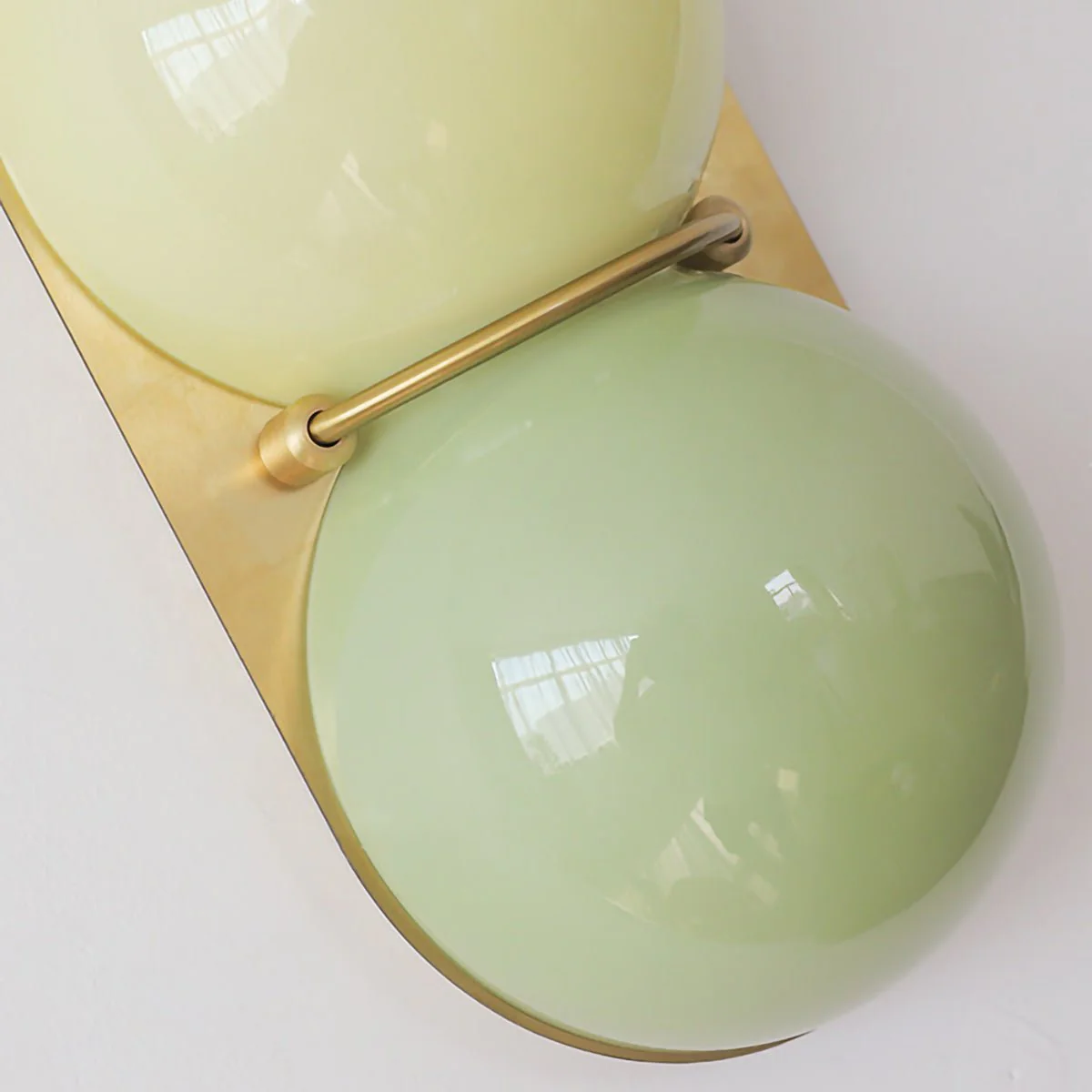 Two Globe Glass Plug-in Wall Sconce - Image 15