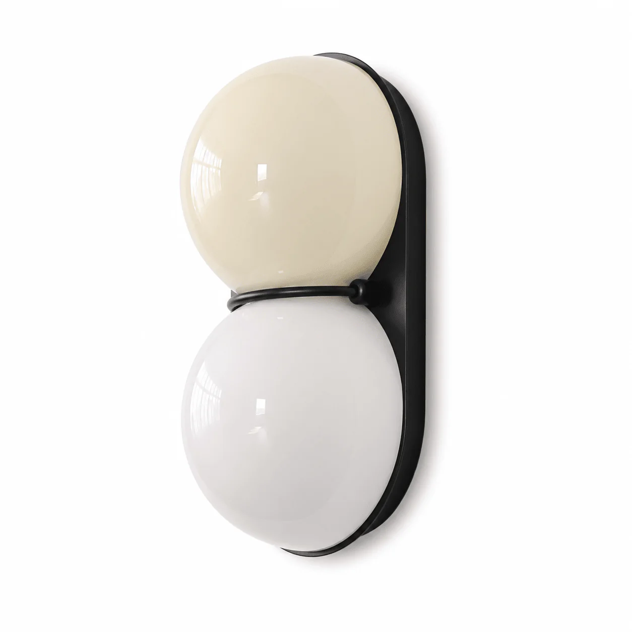 Two Globe Glass Wall Sconce - Image 13