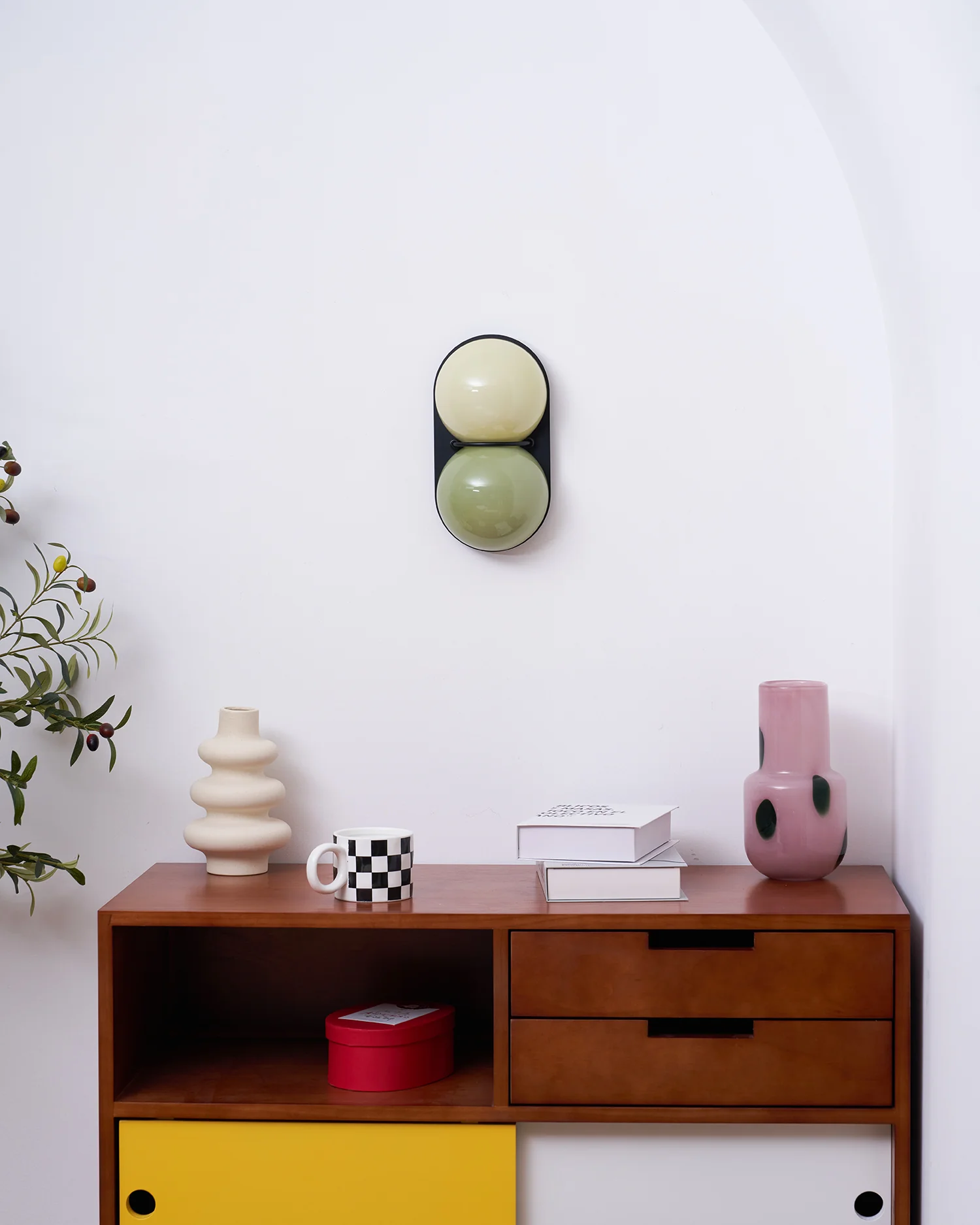 Two Globe Glass Wall Sconce - Image 49