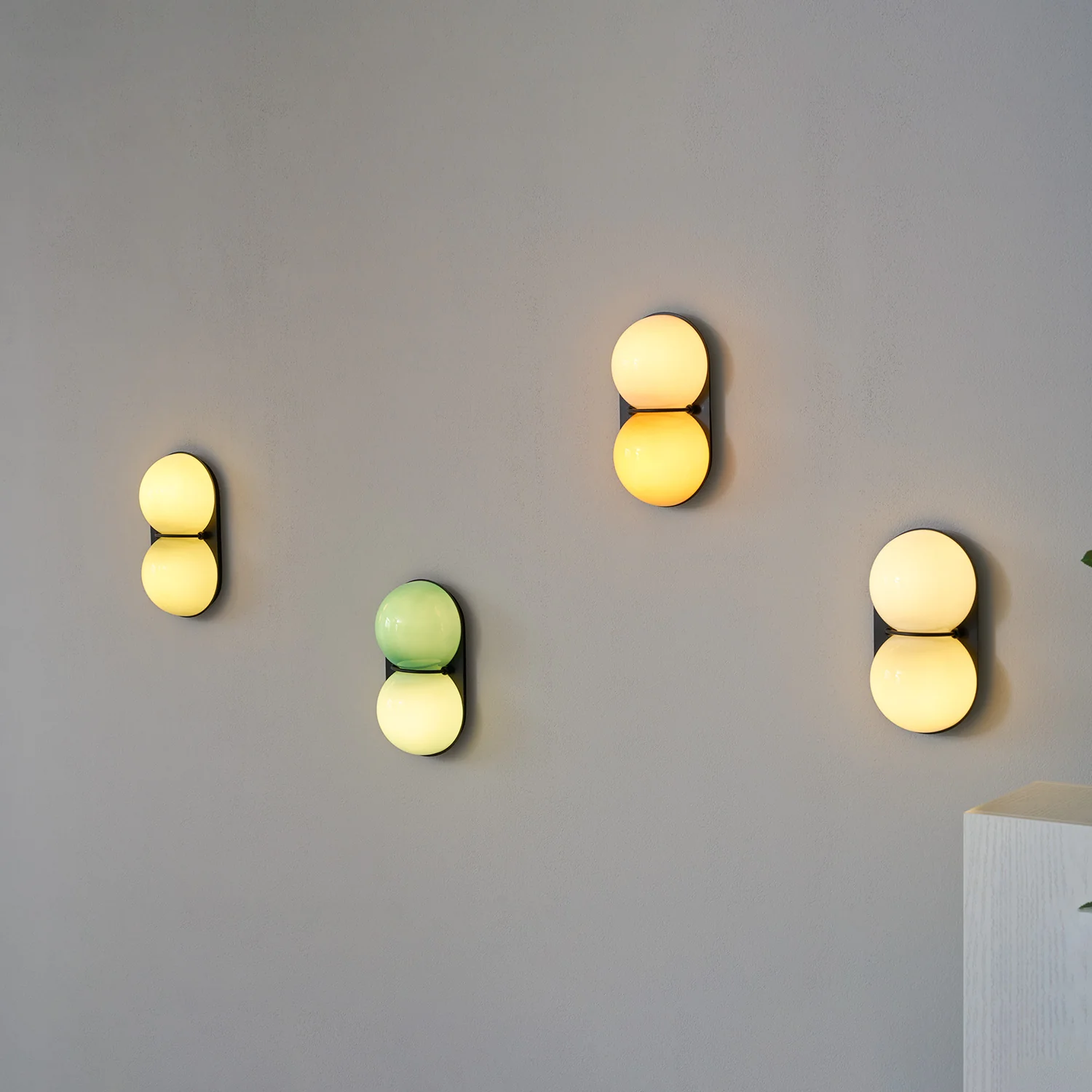 Two Globe Glass Wall Sconce - Image 59