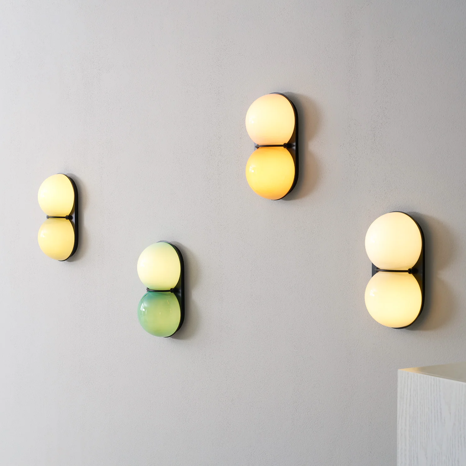 Two Globe Glass Wall Sconce - Image 69