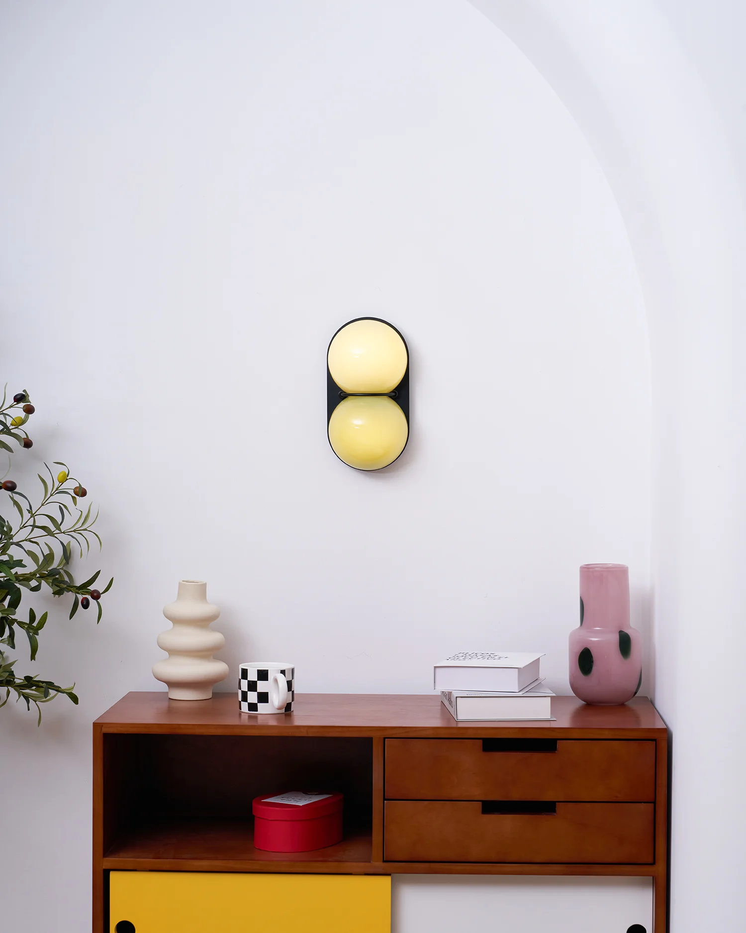 Two Globe Glass Wall Sconce - Image 72