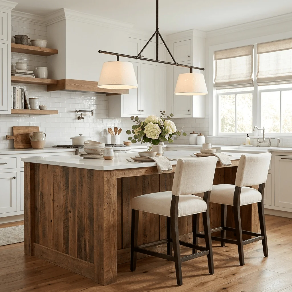 Two Light Linear Island Pendant Lamp - Image 5