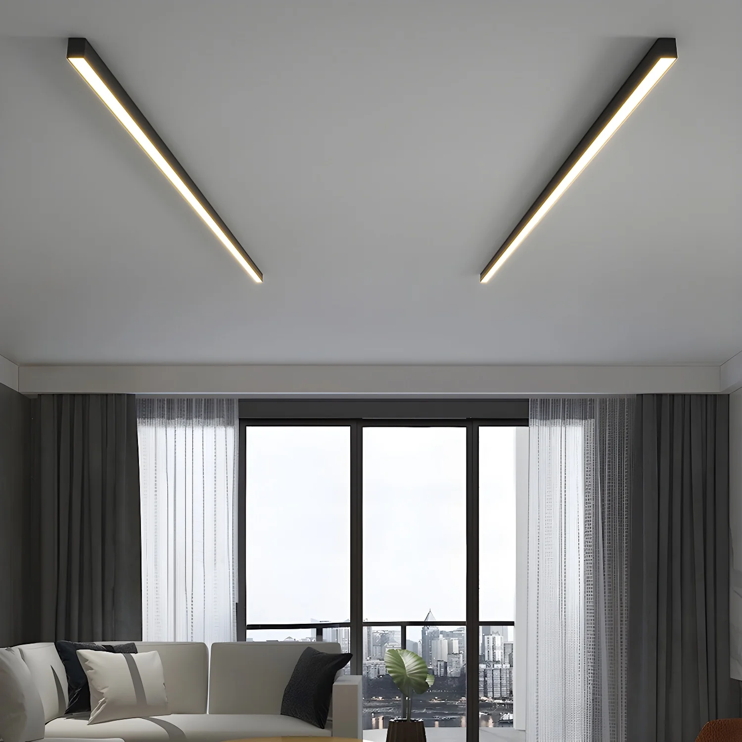 Ultra Slim Linear Ceiling Light - Image 3