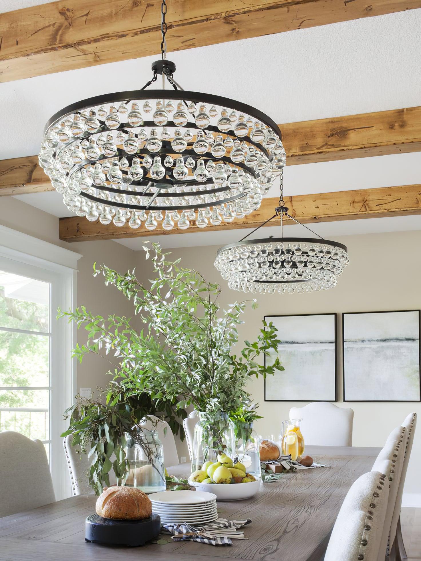 Unique Tiered Crystal Chandelier - Image 34