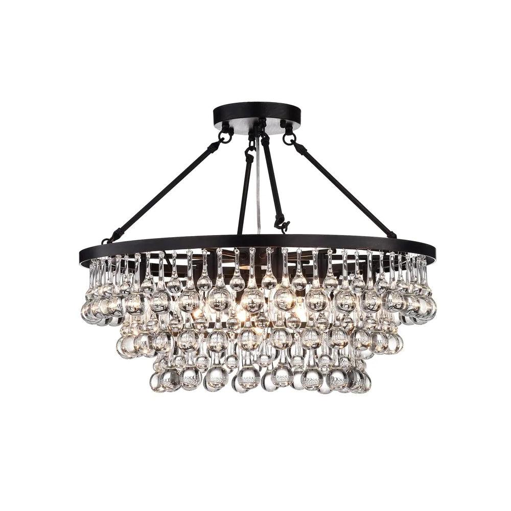 Unique Tiered Crystal Chandelier - Image 44
