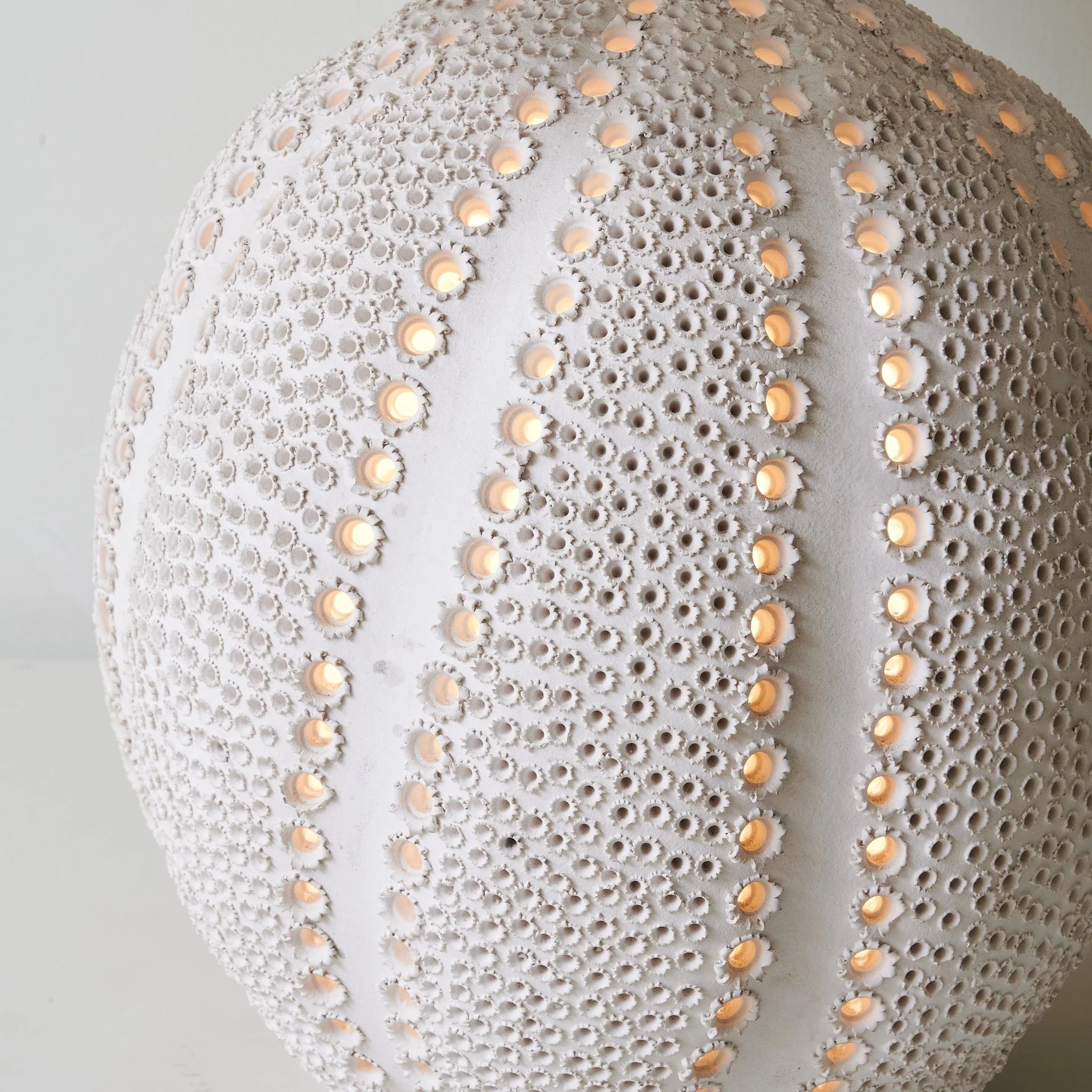 Urchin Textured Ceramic Table Lamp - Image 6