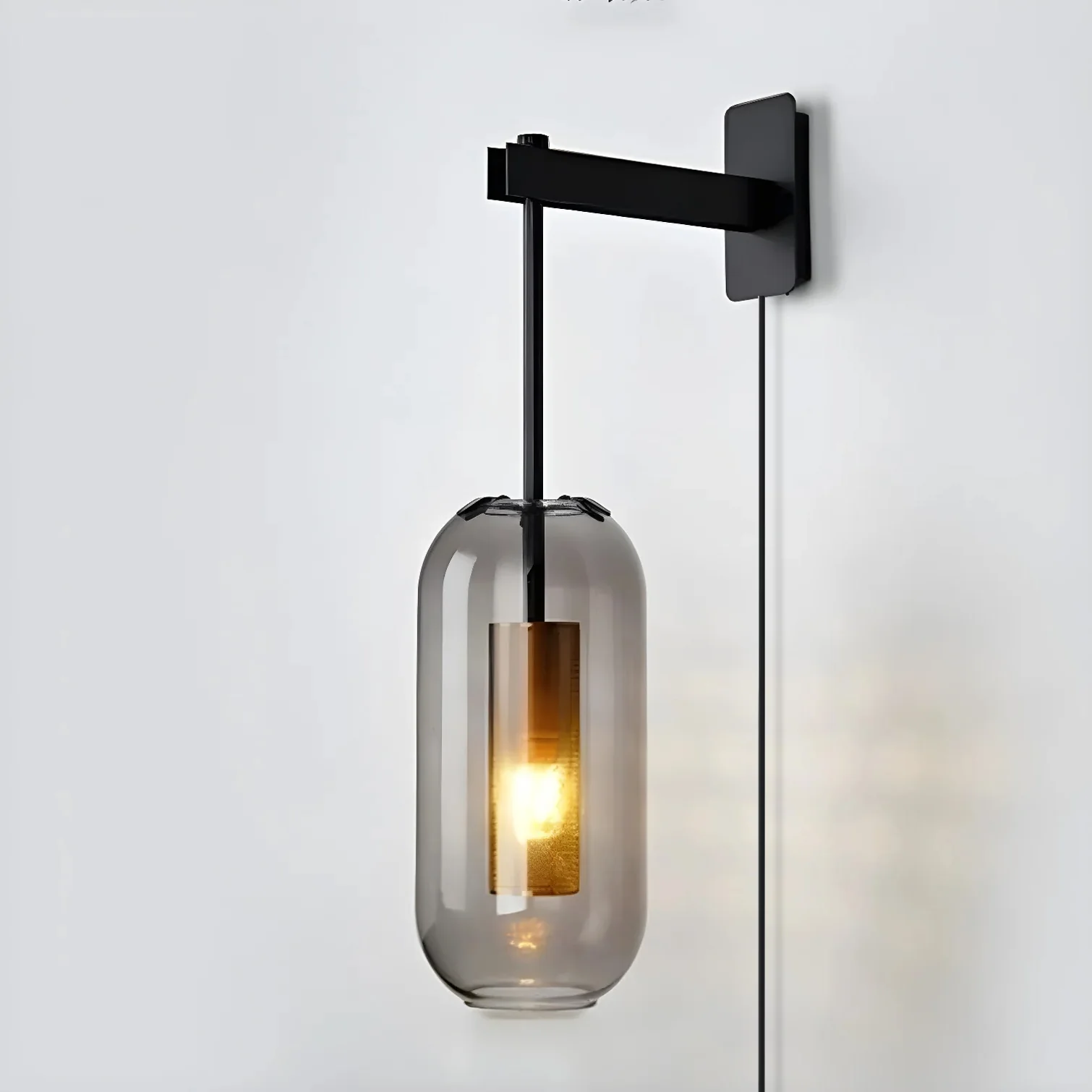 Vadim Glass Plug-in Wall Lamp - Image 8