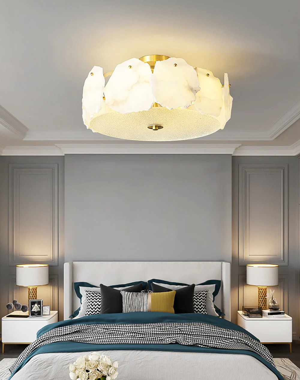 Valeria Alabaster Ceiling Lamp - Image 9