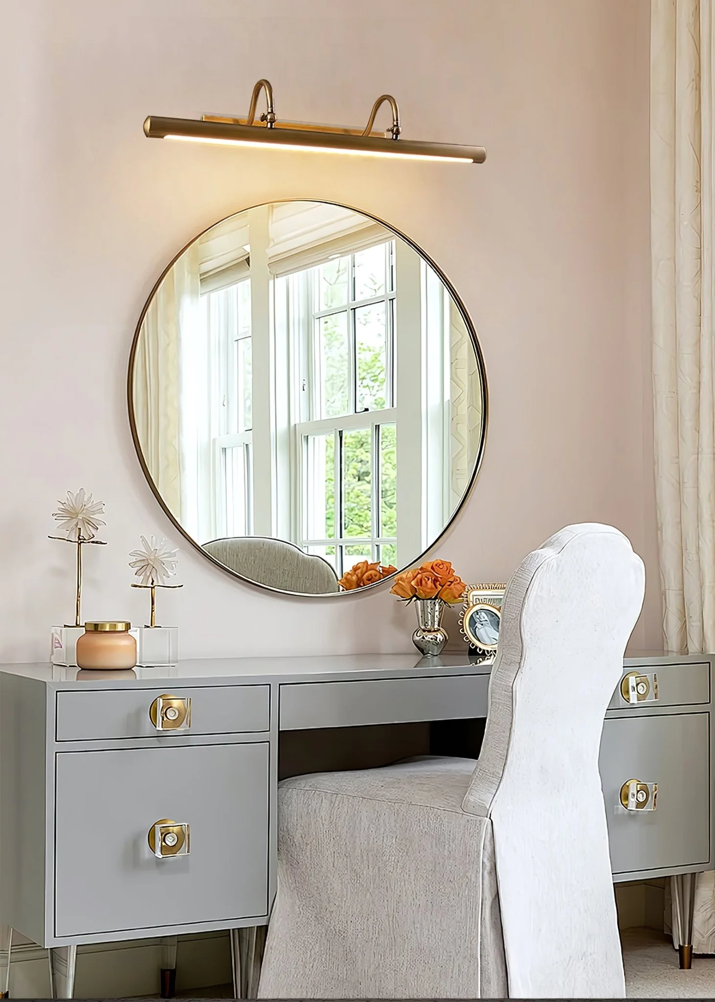 Valmorin Twin Arm Vanity Wall Light - Image 10