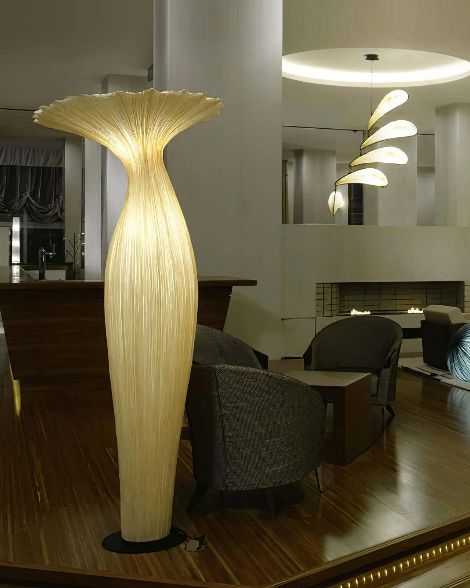 Vase Fabric Floor Lamp - Image 14