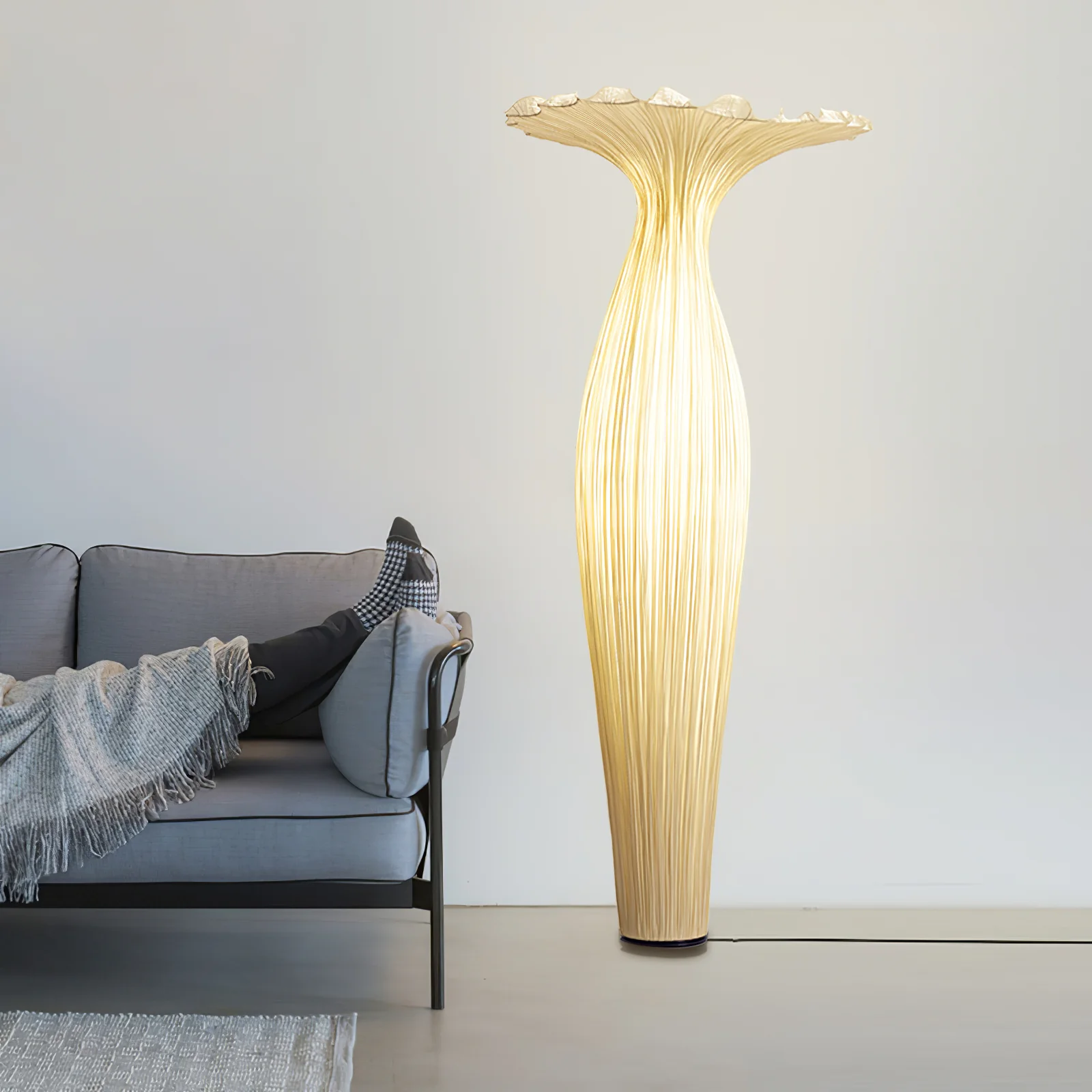 Vase Fabric Floor Lamp - Image 3