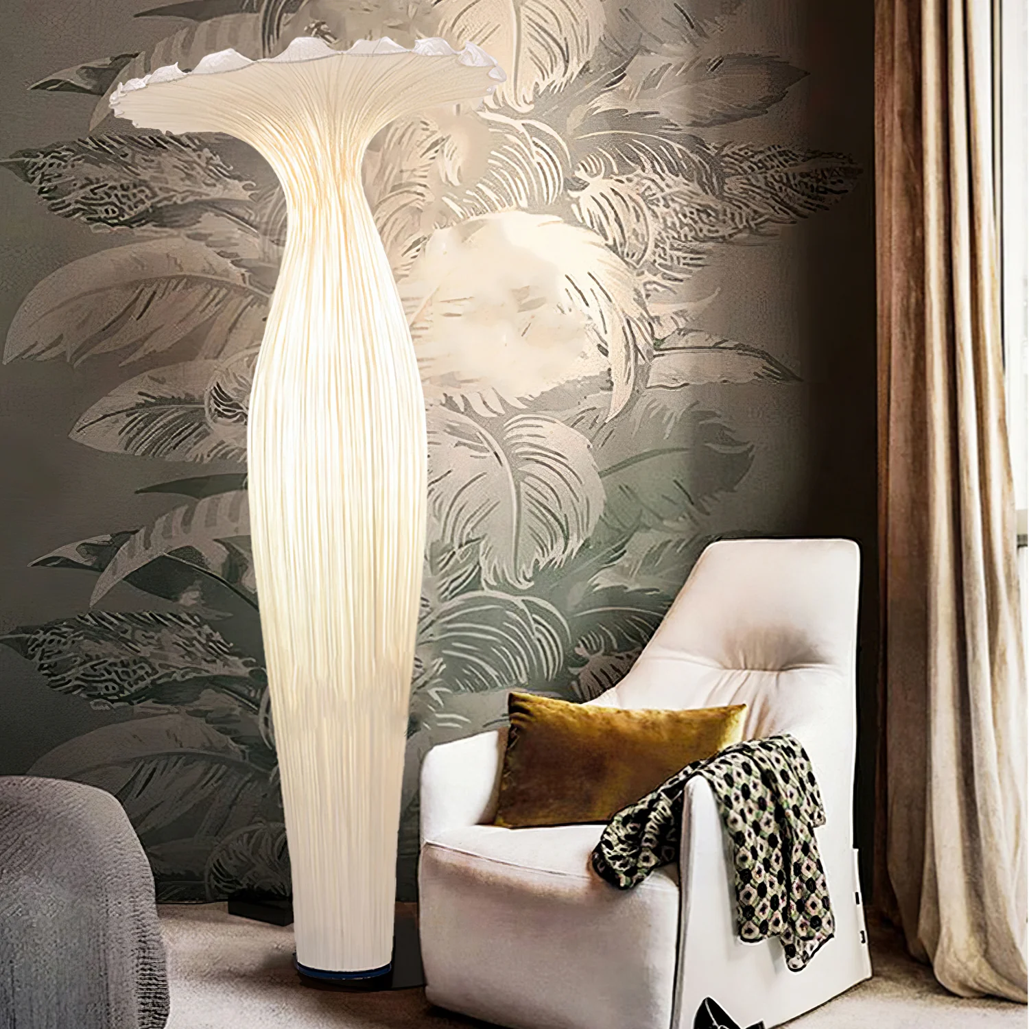 Vase Fabric Floor Lamp - Image 4