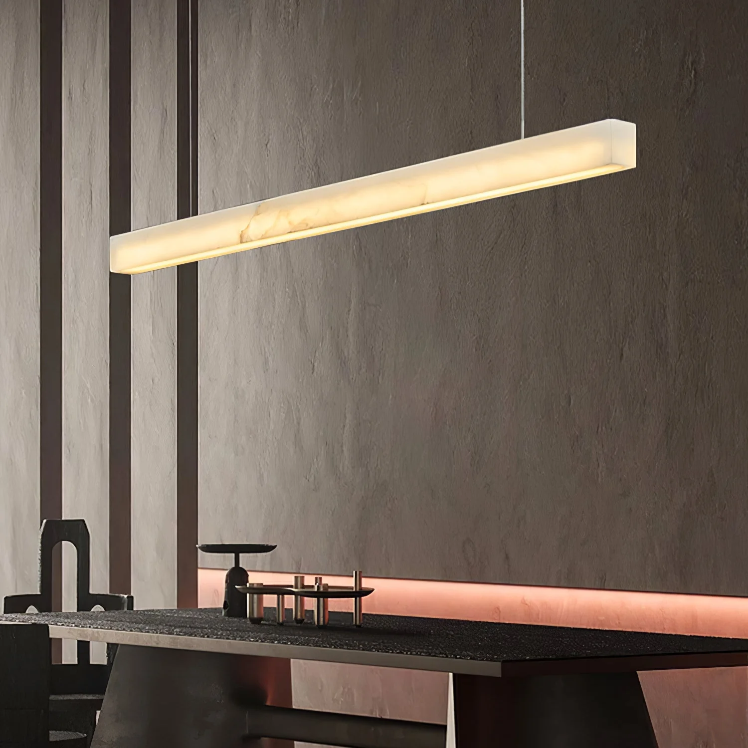 Velmore Linea Alabaster Pendant Lamp - Image 10