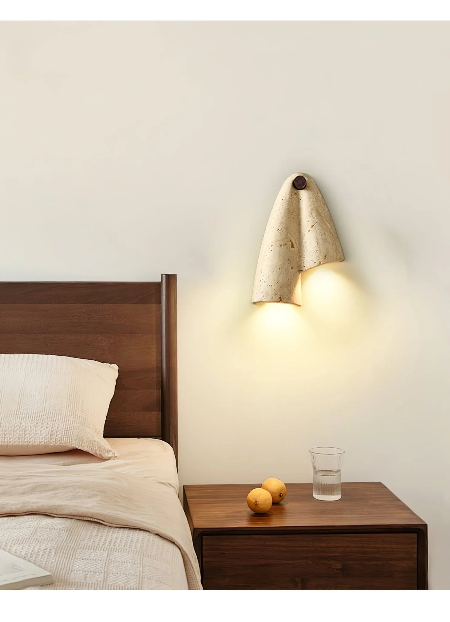 Velo Draped Stone Sconce - Image 4