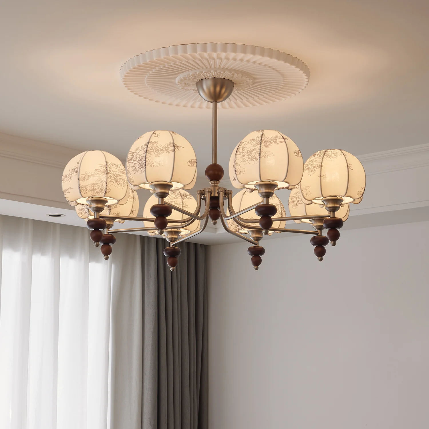 Velvet Petal Chandelier - Image 2