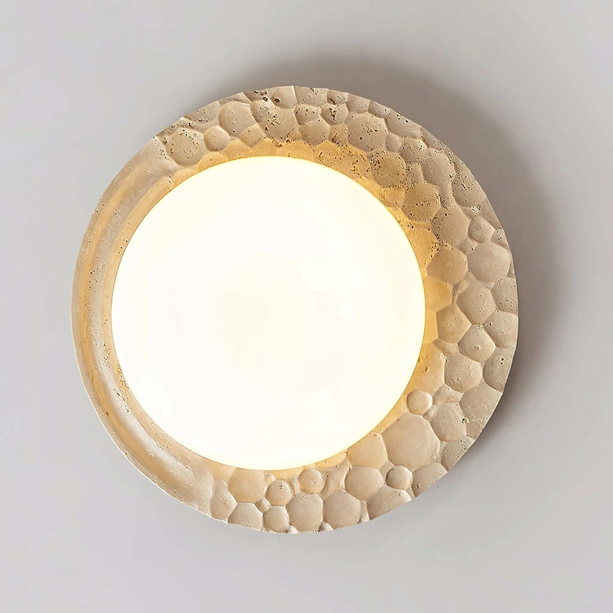 Venus Textured Stone Ceiling Light - Image 3