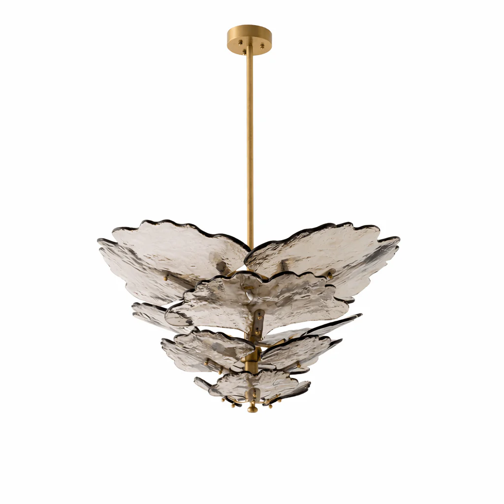 Verdant Petal Glass Chandelier - Image 10