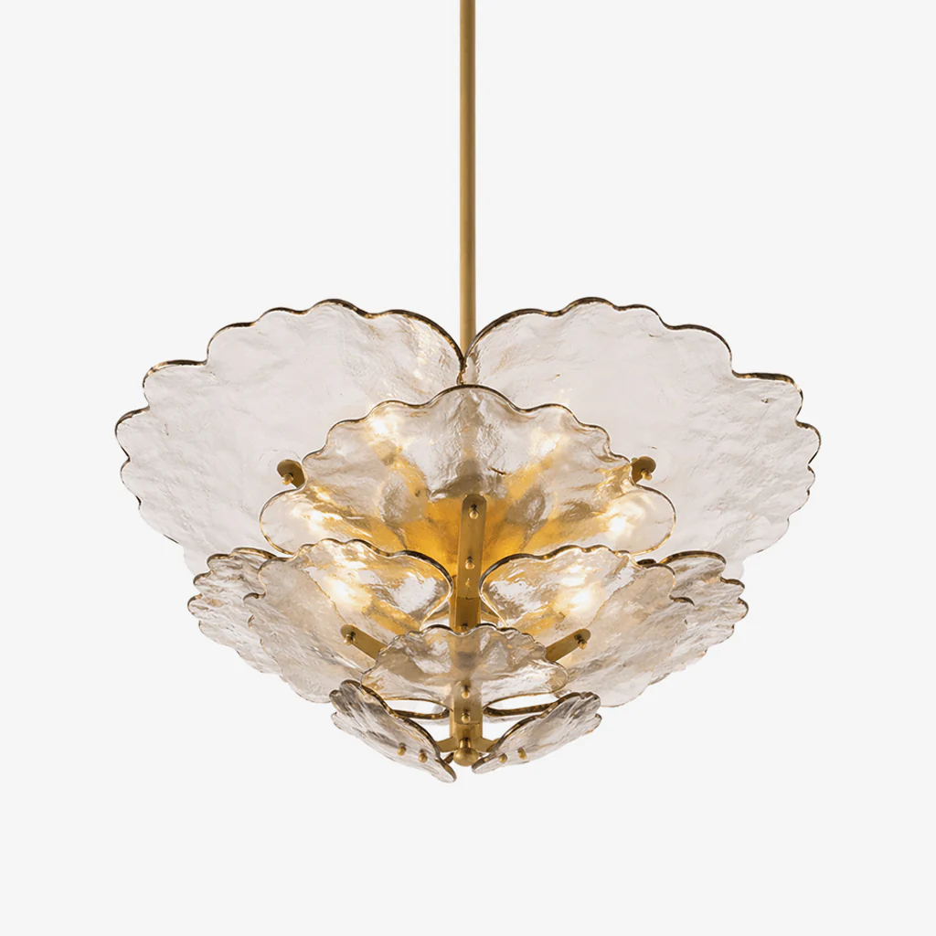 Verdant Petal Glass Chandelier - Image 11