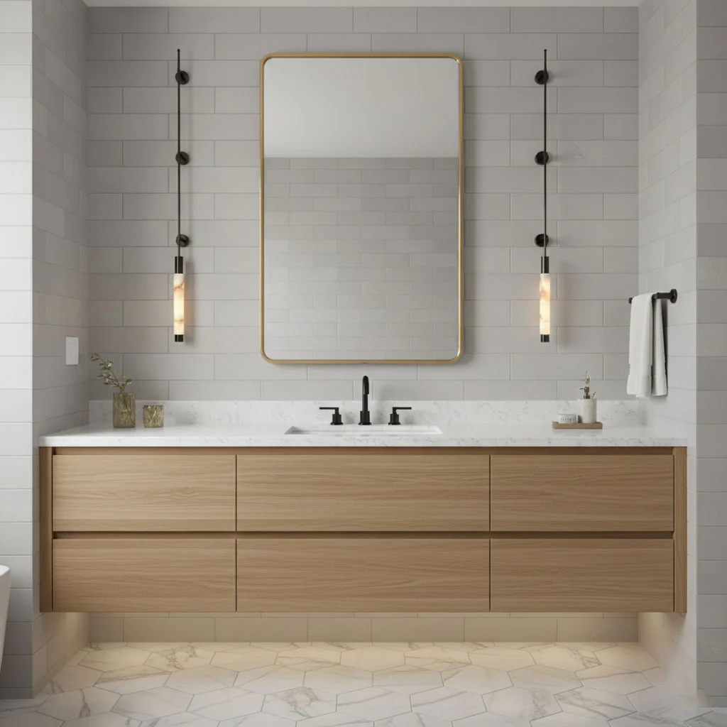 Verita Alabaster Wall Sconce - Image 9