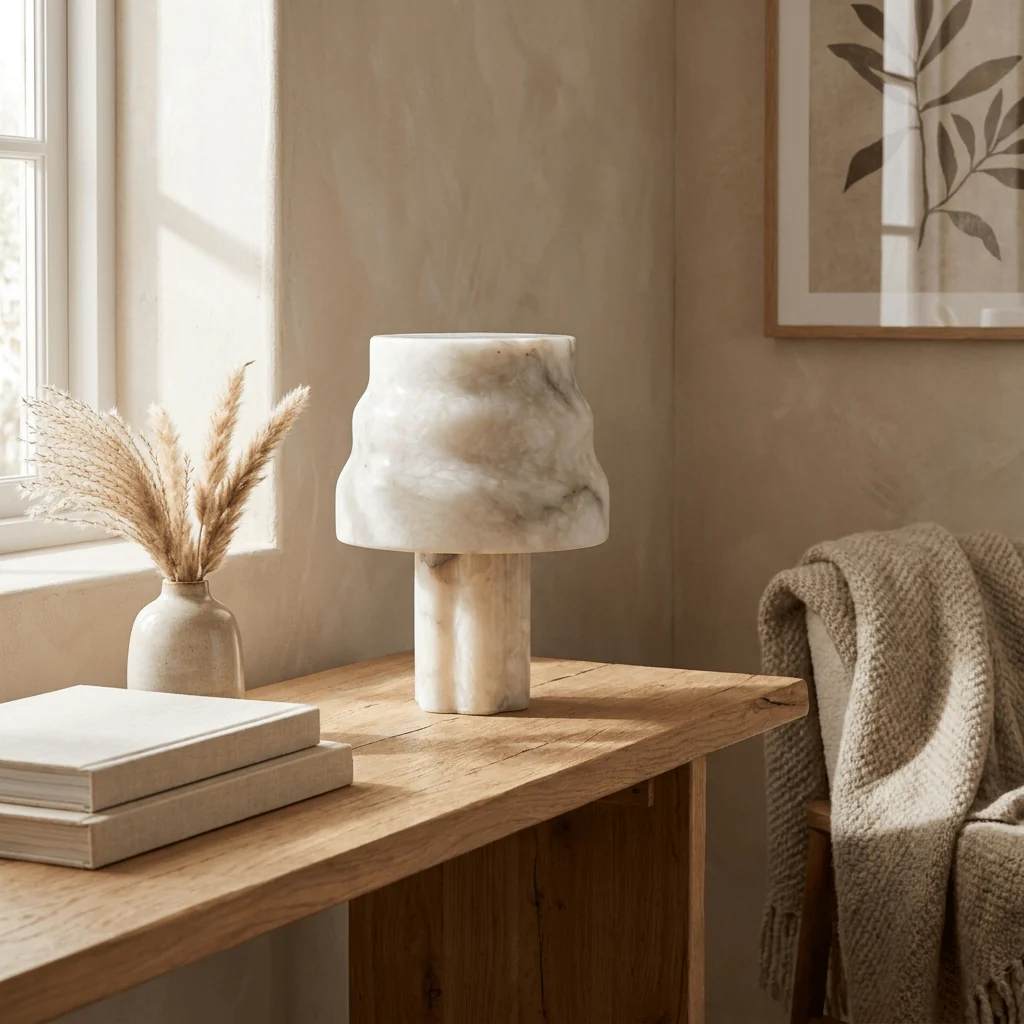 Verona Alabaster Table Lamp - Image 3