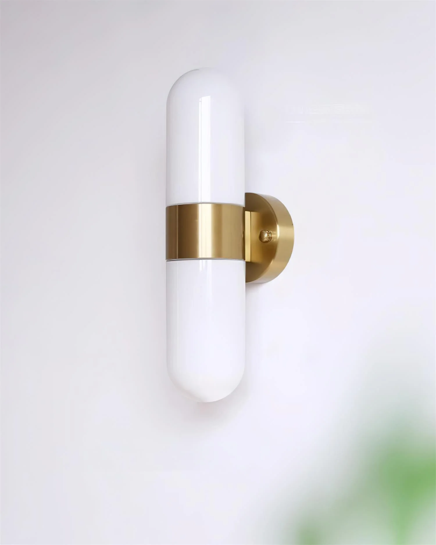 Vertical Capsule Glass Wall Sconce - Image 16