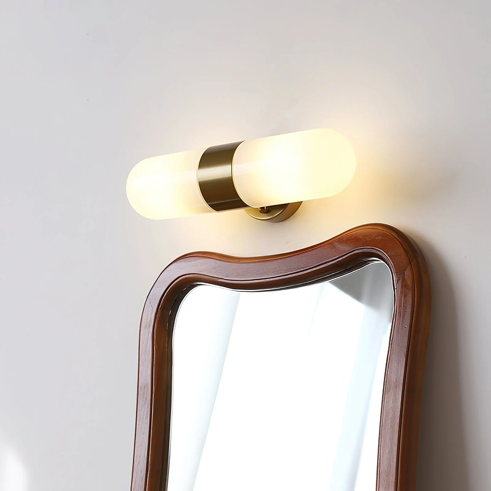 Vertical Capsule Glass Wall Sconce - Image 25