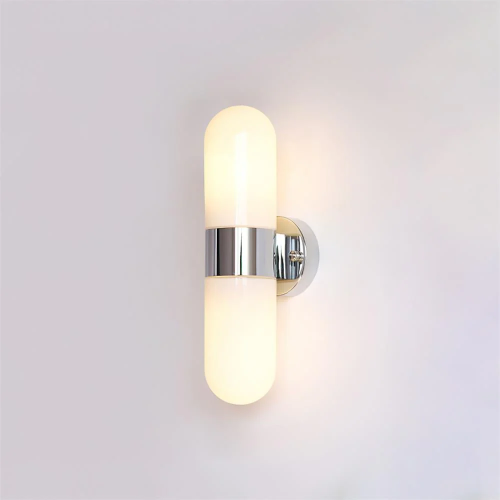 Vertical Capsule Glass Wall Sconce - Image 27