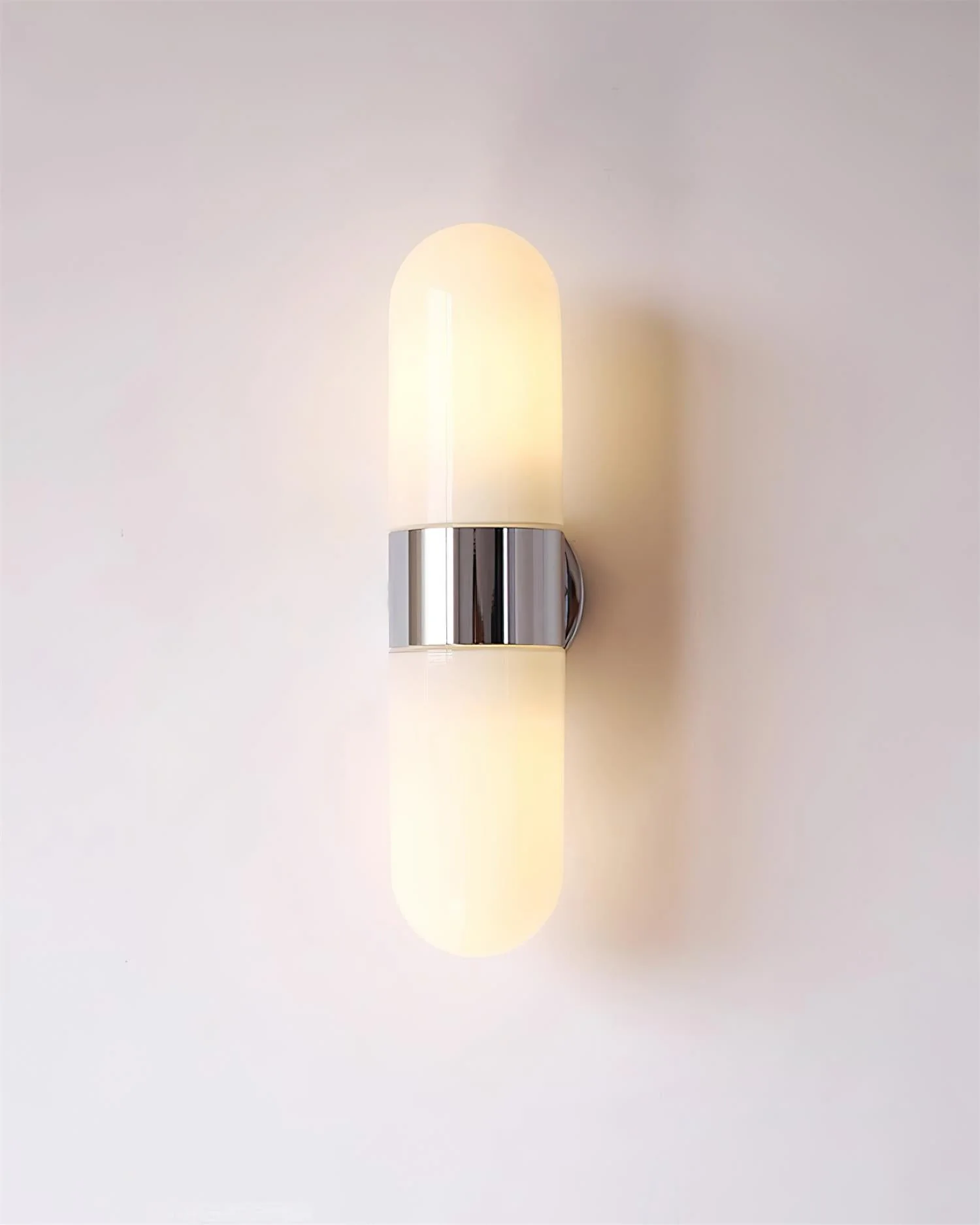 Vertical Capsule Glass Wall Sconce - Image 28