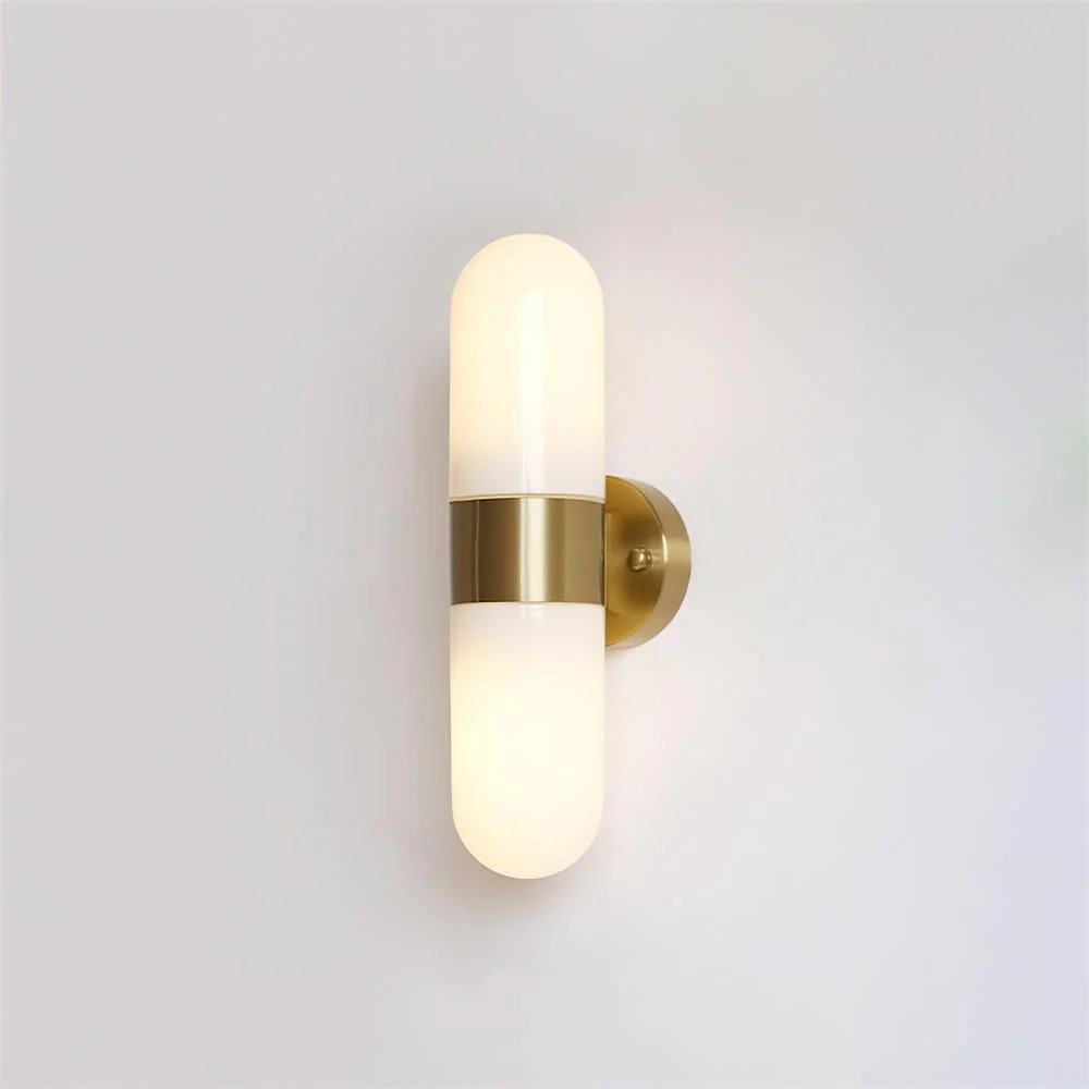Vertical Capsule Glass Wall Sconce - Image 42