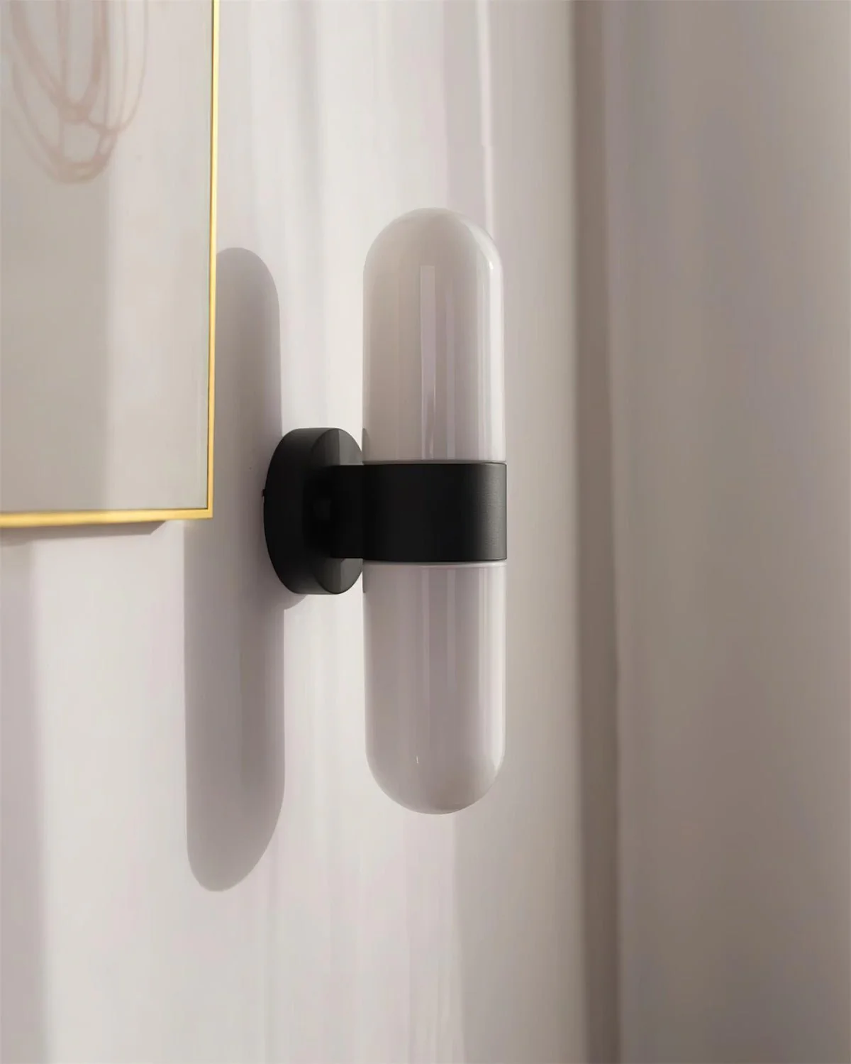 Vertical Capsule Glass Wall Sconce - Image 44