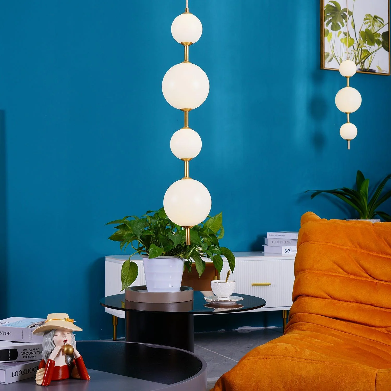 Vertical Globe Pendant Lamp - Image 14