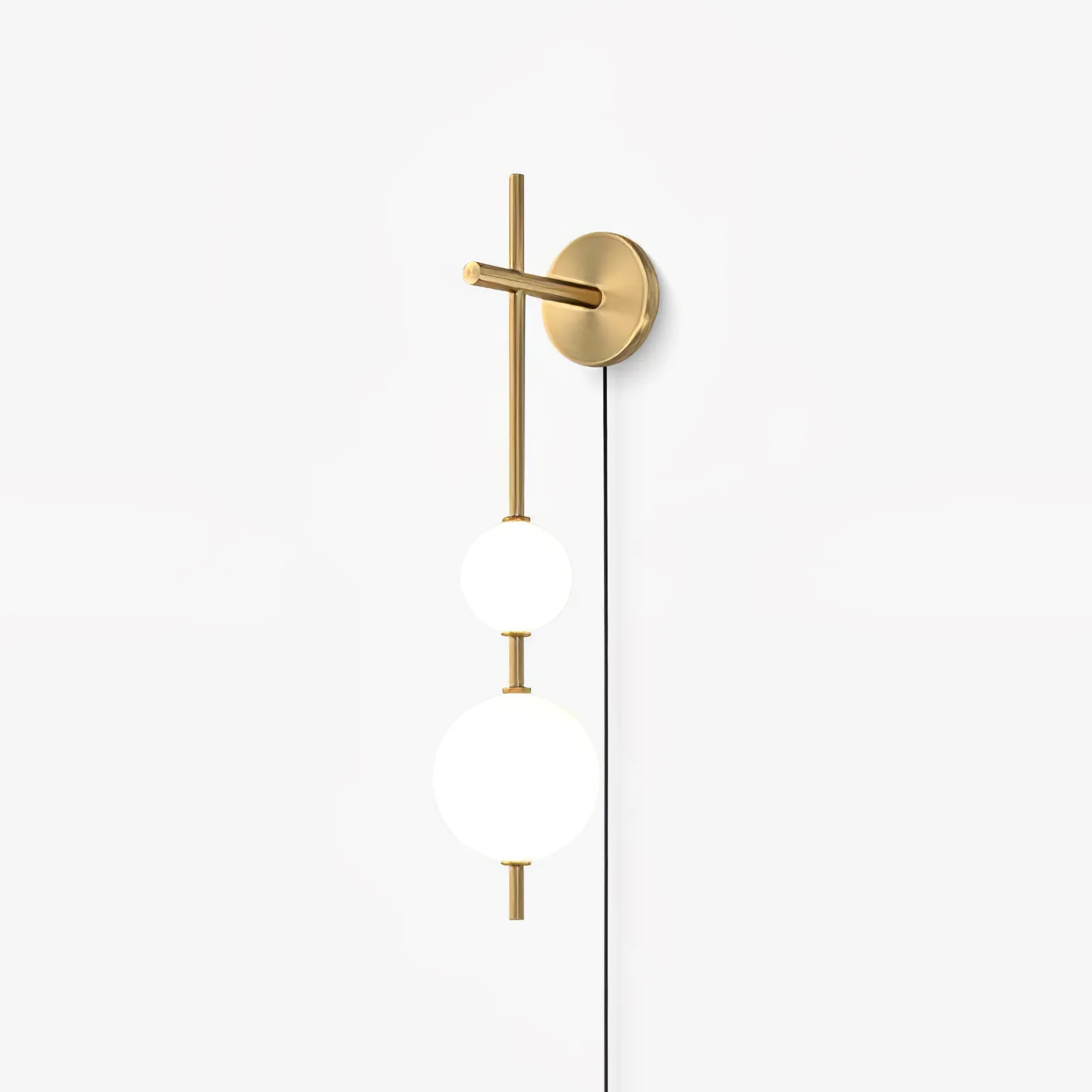Vertical Globe Plug-in Wall Lamp - Image 10