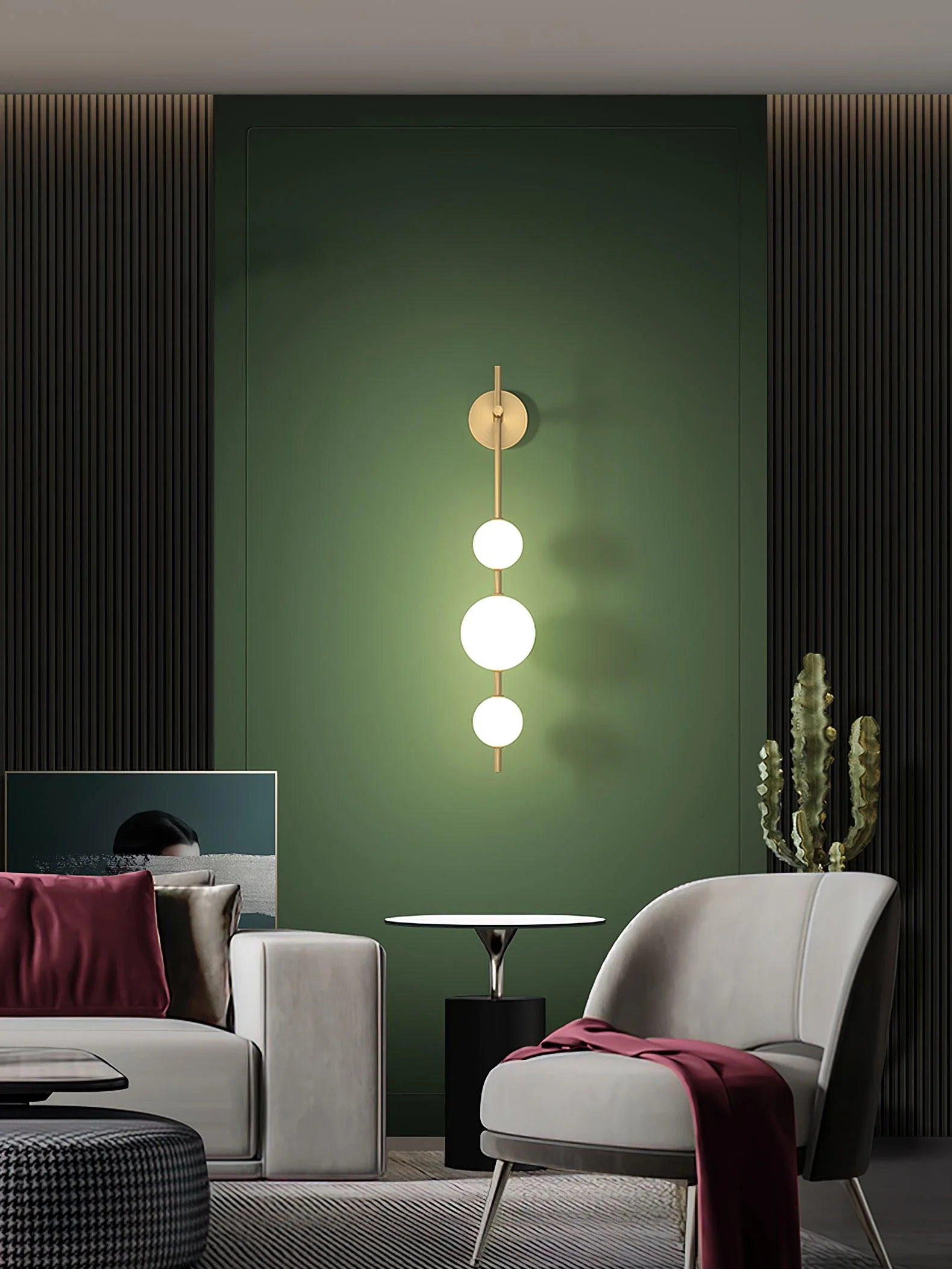 Vertical Globe Wall Lamp - Image 16