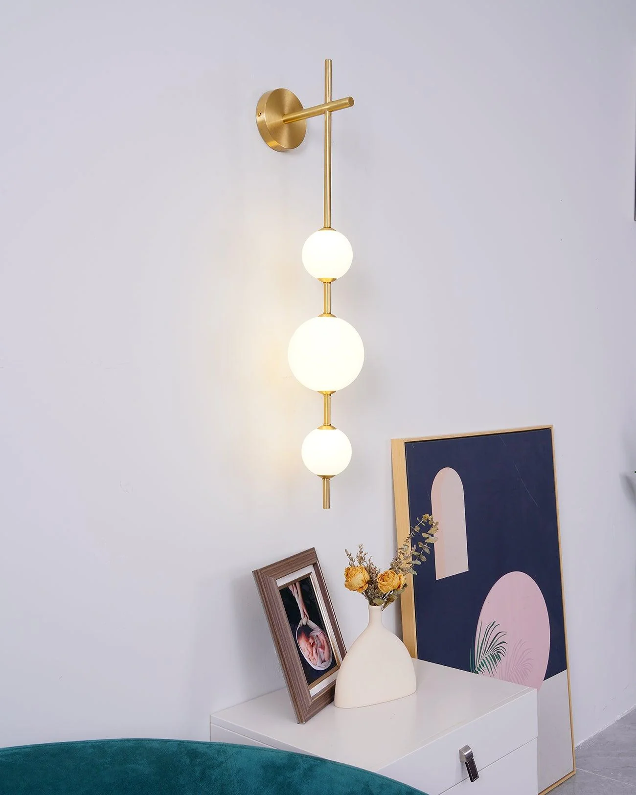 Vertical Globe Wall Lamp - Image 19