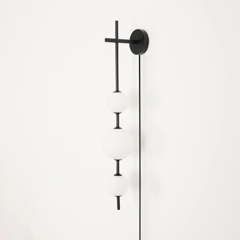 Vertical Globe Plug-in Wall Lamp - Image 62