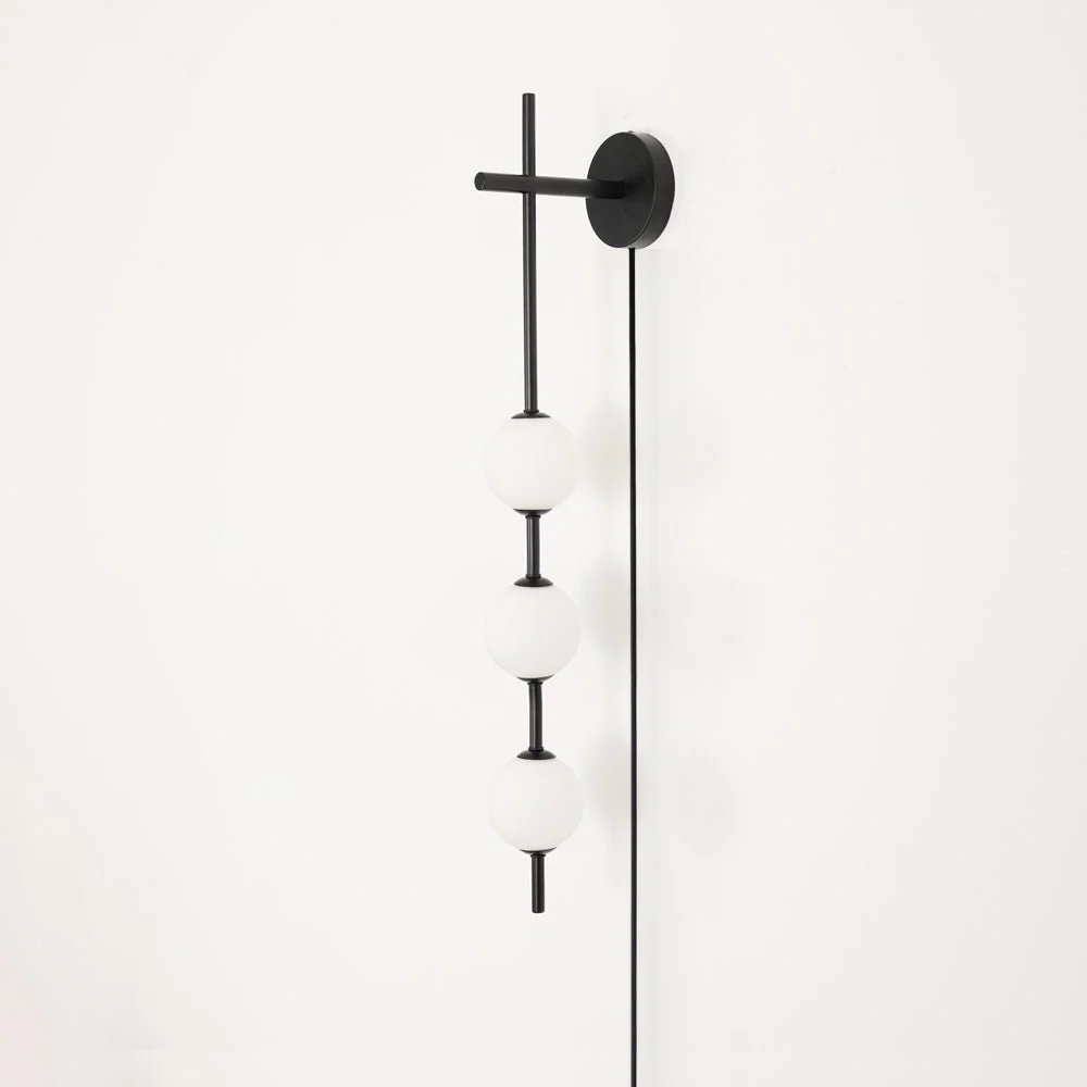 Vertical Globe Plug-in Wall Lamp - Image 63