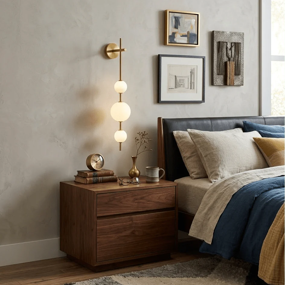 Vertical Globe Wall Lamp - Image 2