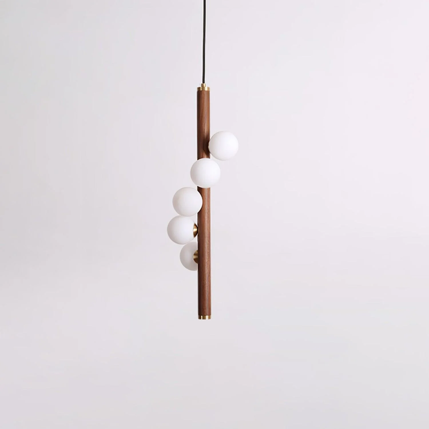 Vertical Orb Timber Pendant Lamp - Image 13