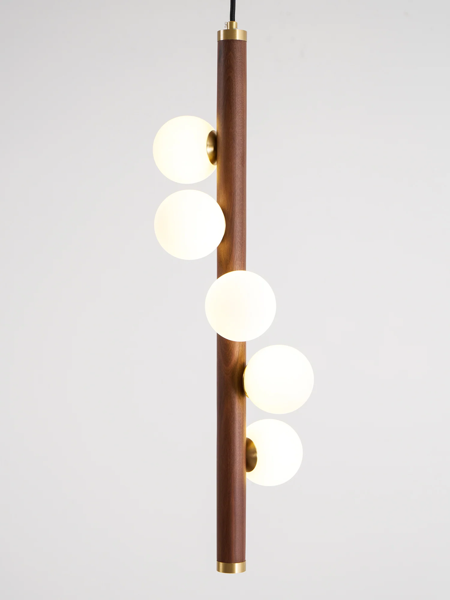 Vertical Orb Timber Pendant Lamp - Image 32