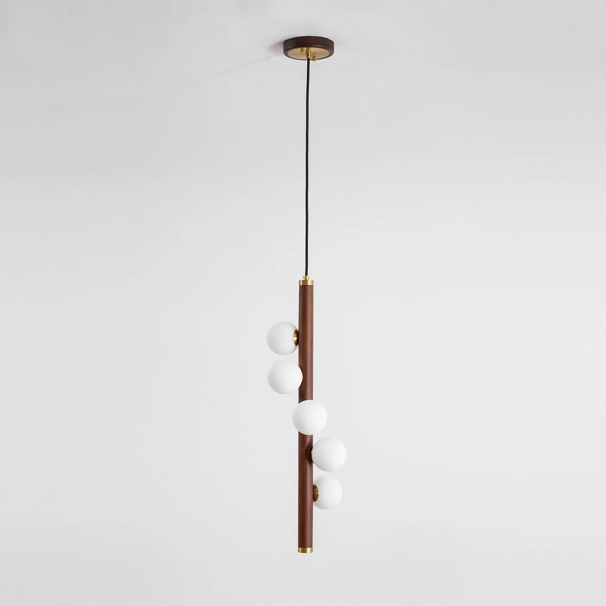 Vertical Orb Timber Pendant Lamp - Image 33
