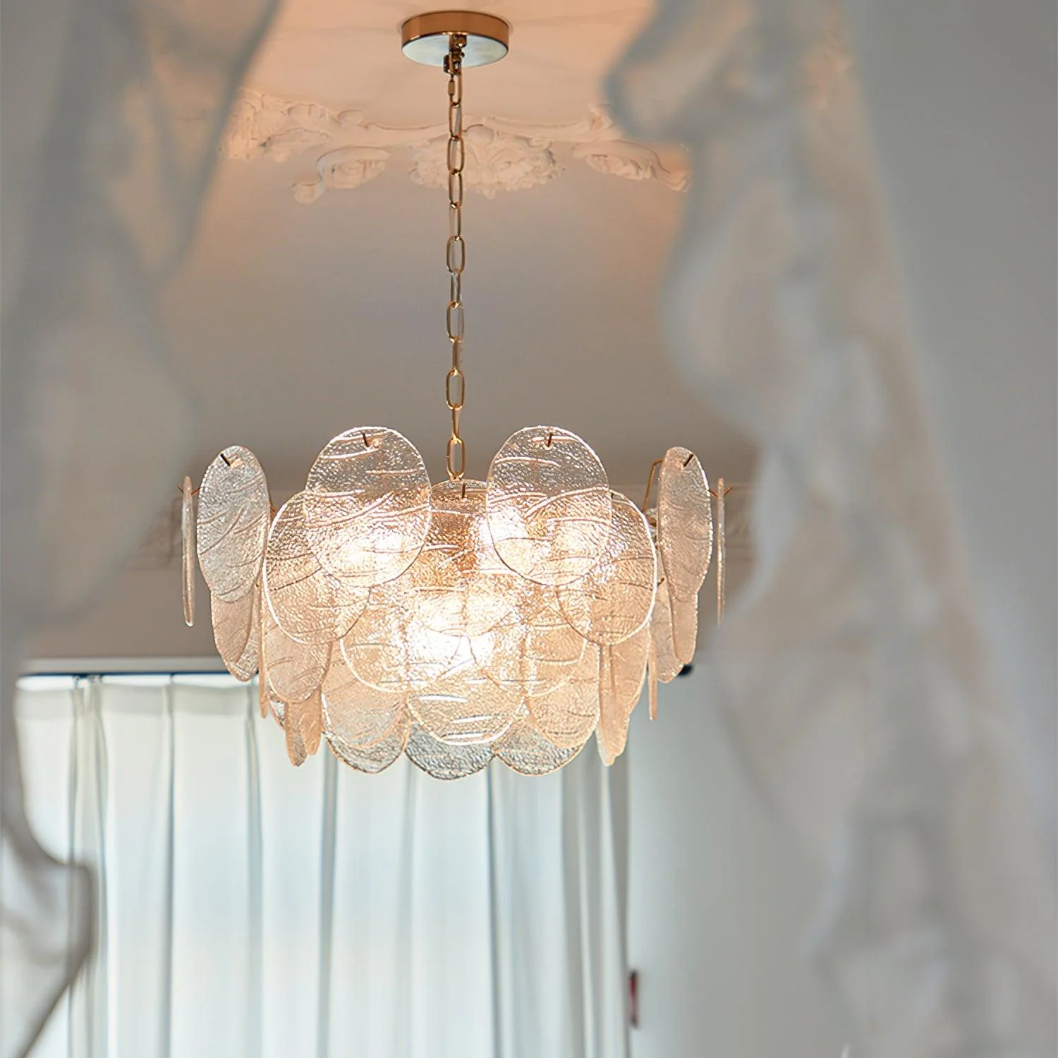 Victorian Disc Chandelier - Image 21