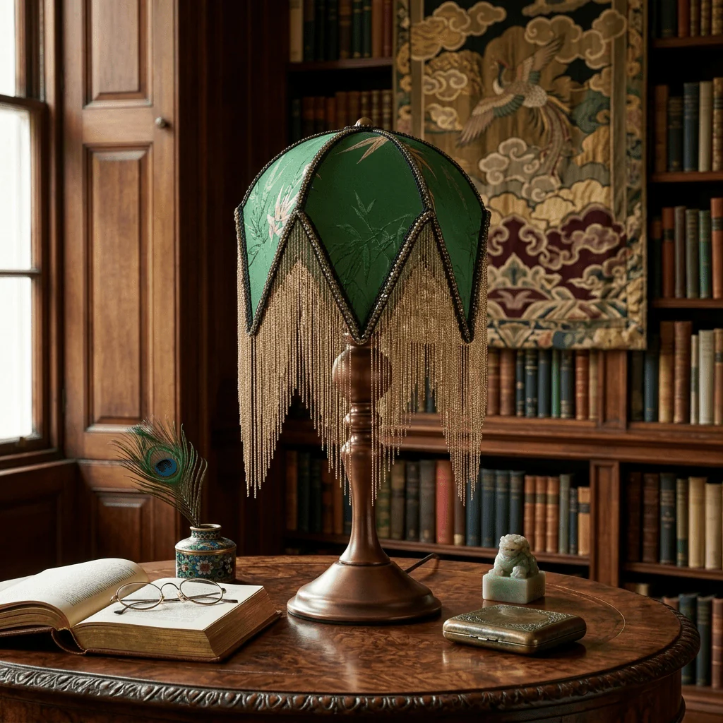 Victorian Fringe Table Lamp - Image 4