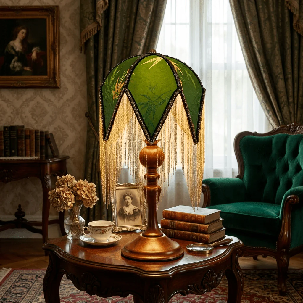 Victorian Fringe Table Lamp - Image 5