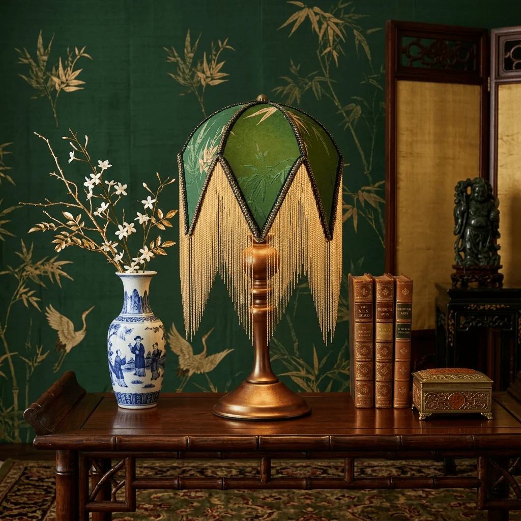 Victorian Fringe Table Lamp - Image 7