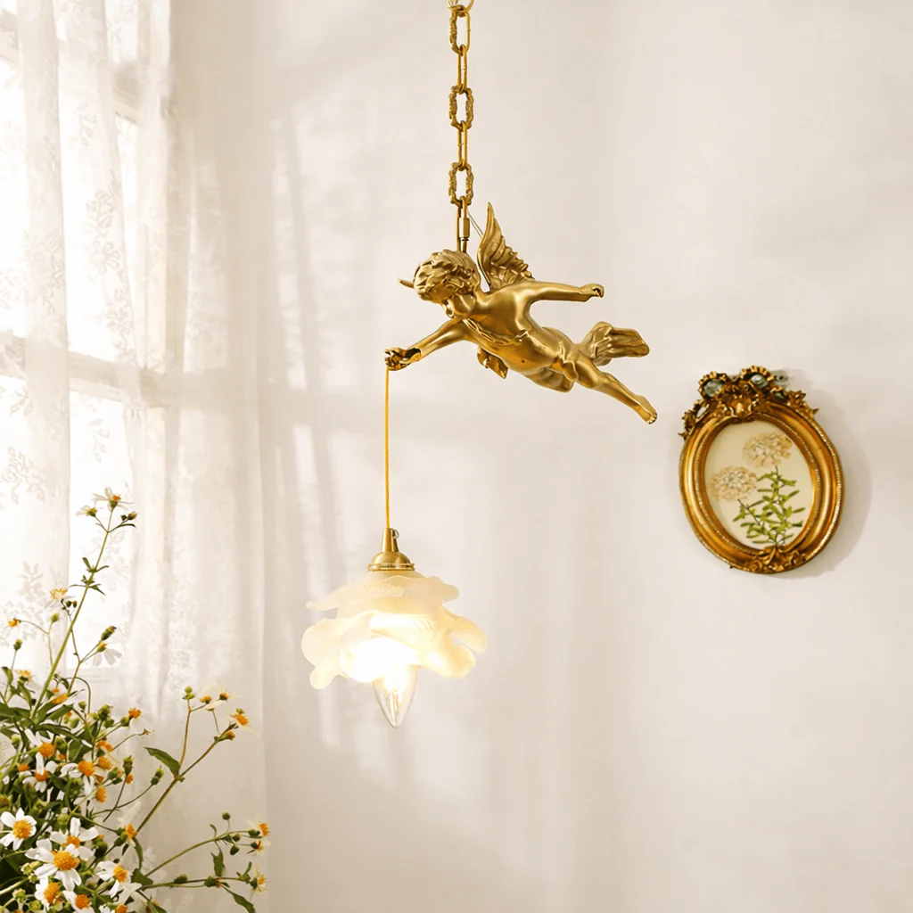 Vintage Angel Pendant Light - Image 3